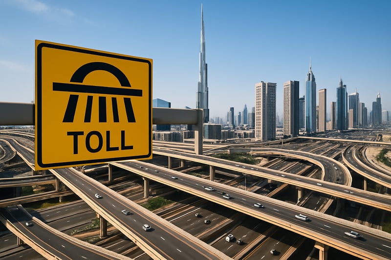 Dubai toll road infrastructure Dubai toll road infrastructure